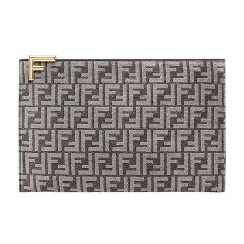 fendi bugs bag navy pouch|fendi flat pouch large.